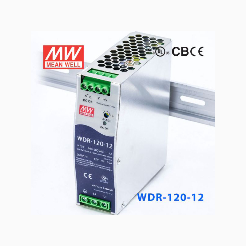 WDR-240-24 明纬 240W单组输出导轨型工业电源WDR-240-24