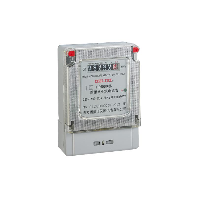 DDS606 220V 1级 30(100)A 液晶红外485 德力西电气 DDS606 单相电子式电能表