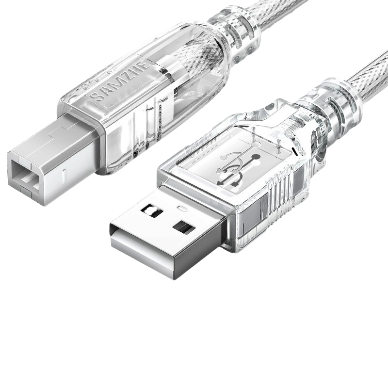 山泽(SAMZHE) USB2.0高速打印机数据线 A公对B公 AM/BM 方口USB连接线打印线