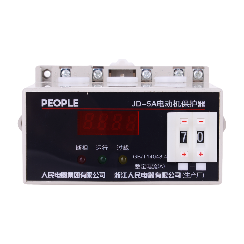 中国人民电器PEOPLE 中国人民电器 电动机保护器JD-5(1-100)A AC380V JD-5(1-100)A AC380V