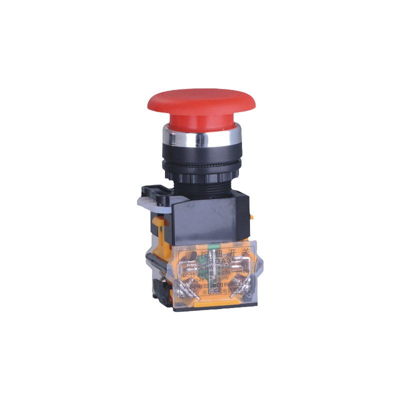 中国人民电器PEOPLE 中国人民电器 φ22mm圆形蘑菇头按钮2NO(红)RDA38-20MZ/R RDA38-20MZ/R