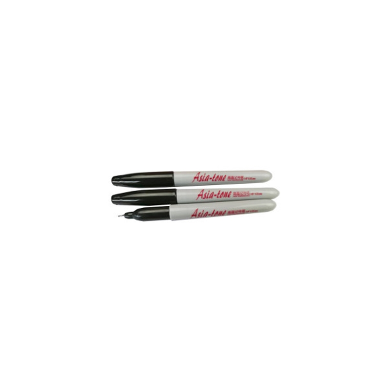 HF105 ASIA-TONE/亚通 耐高温记号笔 HF105 0.5mm 黑色 耐温250℃ 1支