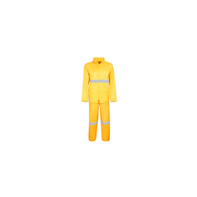 60502604 AEGLE/羿科 舒适型分体式雨衣(带反光条） 60502604 M 黄色 1套