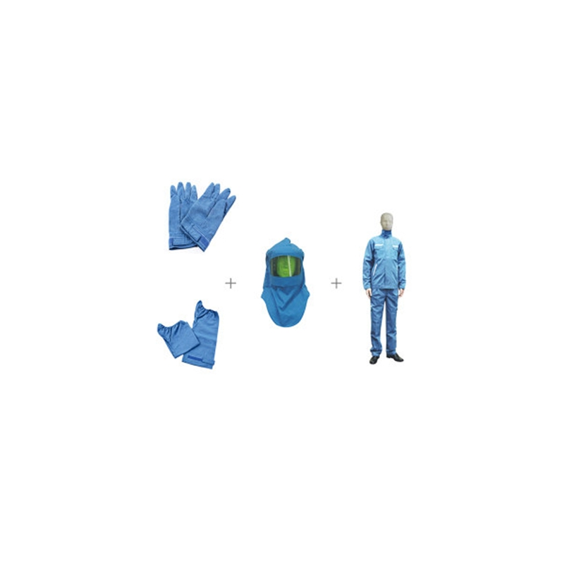 SRO/圣欧 SRO/圣欧 12.7Cal防电弧套装 L 蓝色 包含衣服套装/头罩/手套以及脚套 1套 12.7Cal防电弧套装