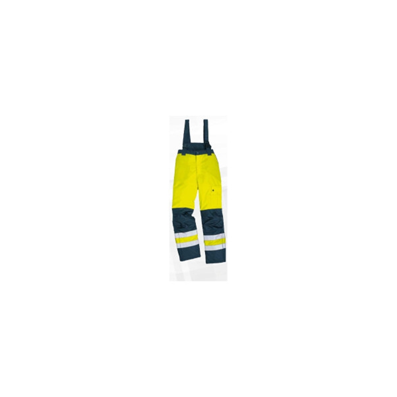 404014 DELTA/代尔塔 PU涂层涤纶荧光防寒裤 404014 M 黄色+藏青色 1条