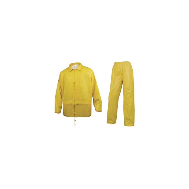 DELTA/代尔塔 DELTA/代尔塔 EN850分体式涤纶雨衣套装 407008 L 黄色（JA） 1件 407008