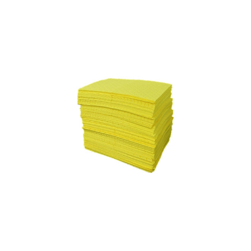 JUSTRITE/杰斯瑞特 JUSTRITE/杰斯瑞特 化学品型吸附垫 83910T 96L 黄色 200片 1箱 83910T