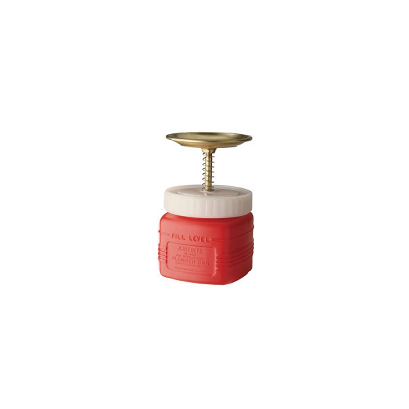 JUSTRITE/杰斯瑞特 JUSTRITE/杰斯瑞特 钢制盛漏式活塞罐 10308 4L 红色 1个 10308