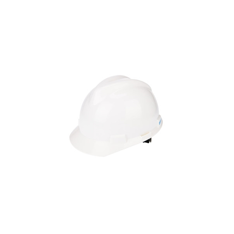WOSHINE/华信 ABS小金刚V型安全帽 01-01-42CR 白色 一锁键帽衬 PVC吸汗带 Y型下颌带 1顶