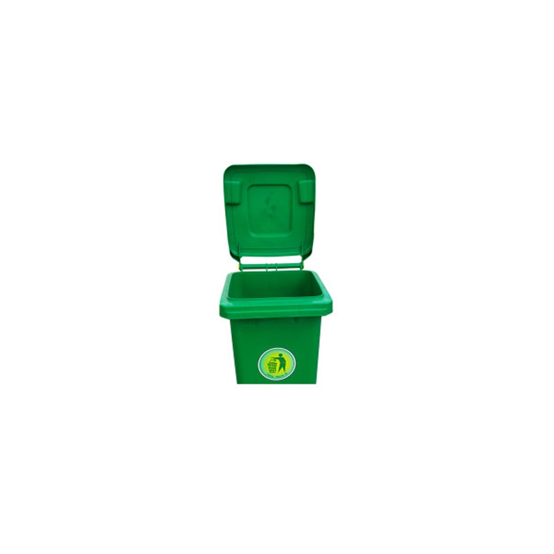 LT-046 ZIREN/滋仁 环保可移动式垃圾桶 LT-046 长宽高745×595×1000mm 240 绿色 单侧带轮带盖 1个