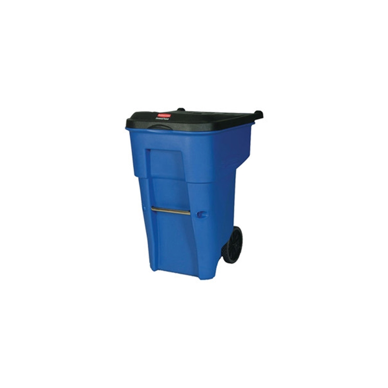 FG9W2173BLUE RUBBERMAID/乐柏美 BRUTE®可推式垃圾回收桶 FG9W2173BLUE 821×643×1136mm 246.05L 蓝色 1个