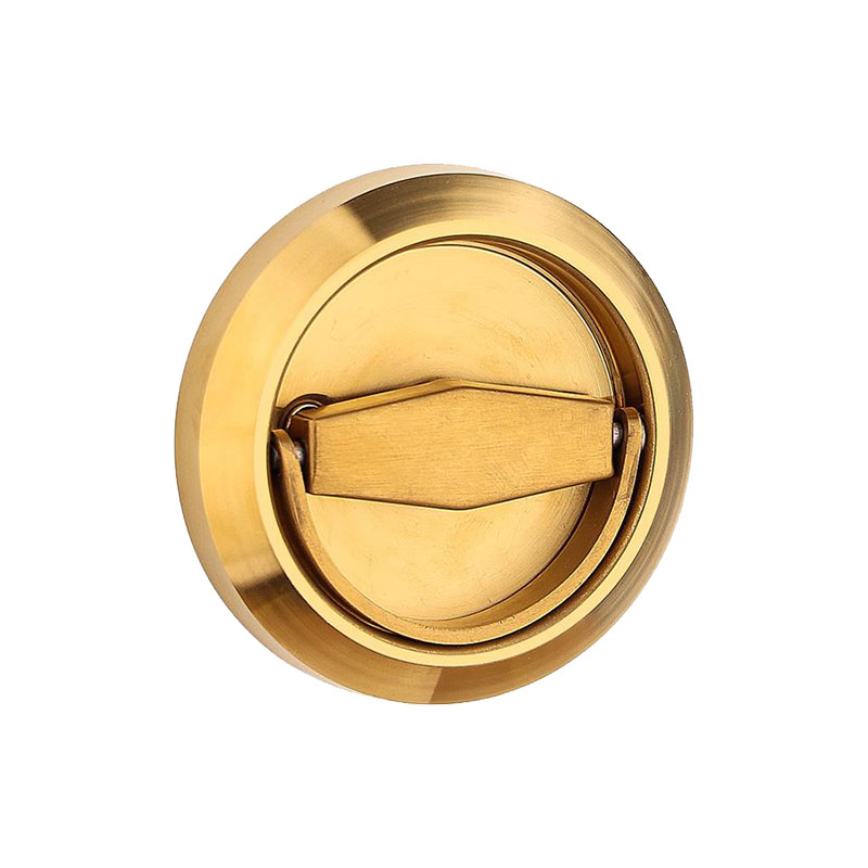 迈尼金顿不锈钢隐形室内门锁 单面锁  隐拉环门锁 单面锁 红古色