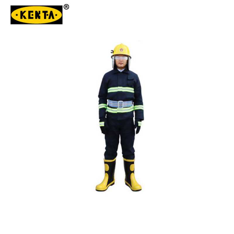 19-119-1114 KENTA/克恩达 19-119-1114 B63019 02款消防服六件套加厚款(消防服、消防裤子、消防手套、消防头盔、消防腰带、02消防靴)