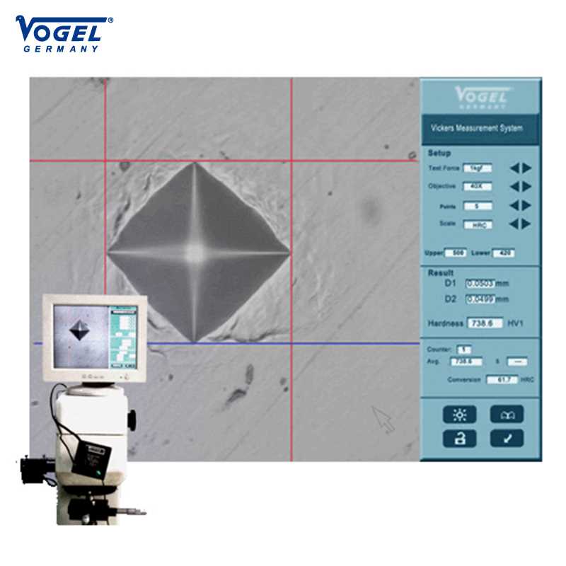 Vogel/沃戈耳 Vogel/沃戈耳 09 090074 B8062 维氏硬度测量系统 09 090074