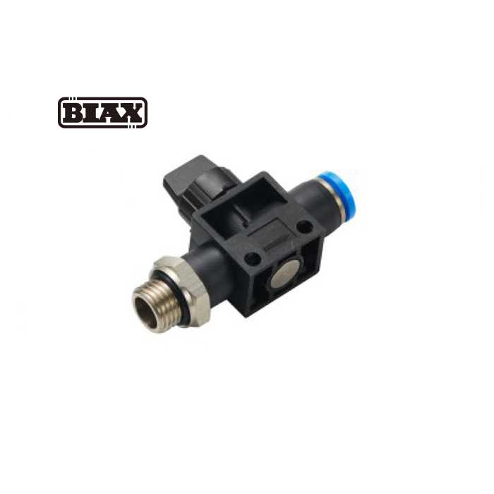 BIAX/巴克斯 BIAX/巴克斯 HVSFG02-08(B) C12911 由螺纹端流向插管端型-G螺纹手控阀/AT91-100-712 HVSFG02-08(B)