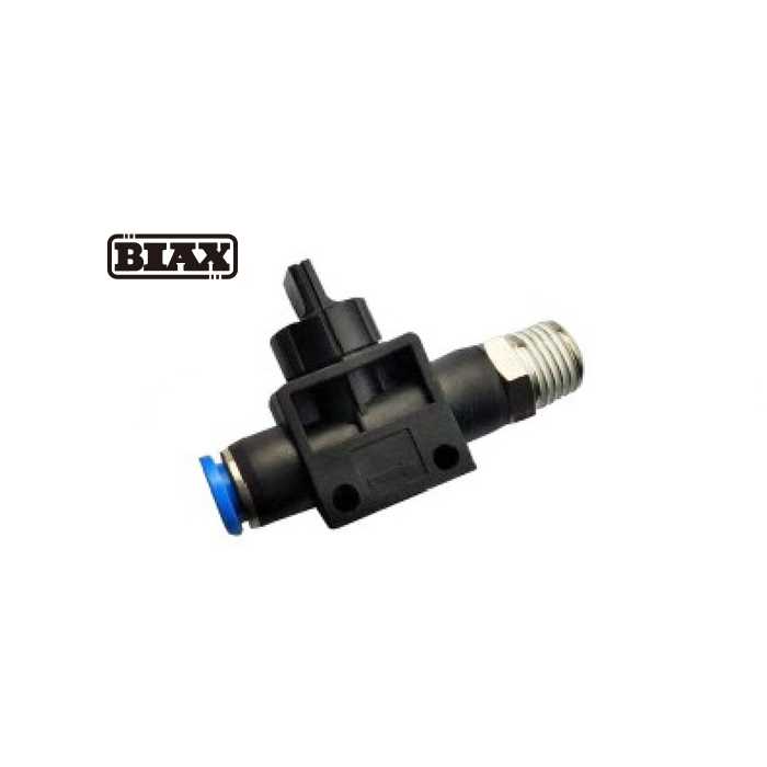 BIAX/巴克斯 BIAX/巴克斯 HVFS06-02(B) C12932 由插管端流向螺纹端型手控阀/AT91-100-733 HVFS06-02(B)