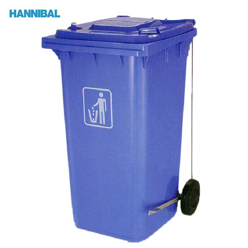 HANNIBAL/汉尼巴尔 HANNIBAL/汉尼巴尔 KT9-900-775 C21519 240L脚踏侧轮垃圾桶 KT9-900-775