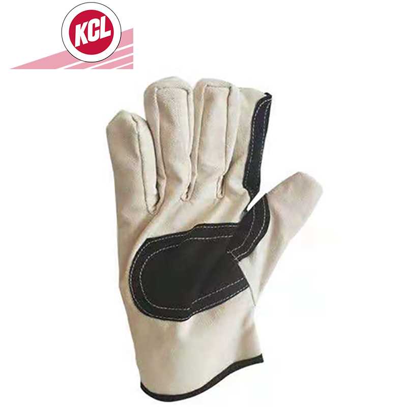 SL16-100-302 KCL/可兹尔 SL16-100-302 F56937 纯棉单层原条三皮黑边 帆布手套