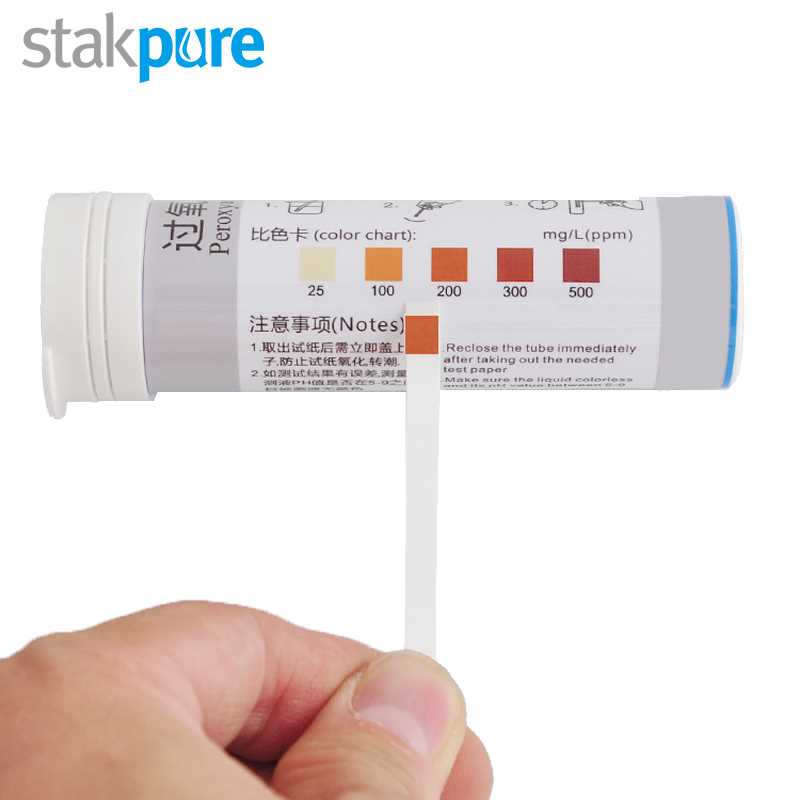 stakpure/斯塔克普尔 stakpure/斯塔克普尔 SR5T506 D32510 过氧乙酸检测试纸 SR5T506