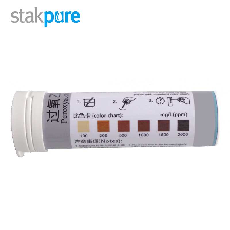 stakpure/斯塔克普尔 stakpure/斯塔克普尔 SR5T507 D32511 过氧乙酸检测试纸 SR5T507