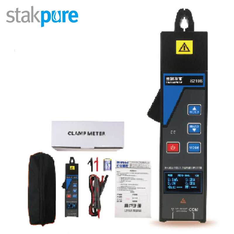 stakpure/斯塔克普尔 stakpure/斯塔克普尔 SR5T295 D33188 高精度数显电能表在线校验仪(钳形功率表) SR5T295