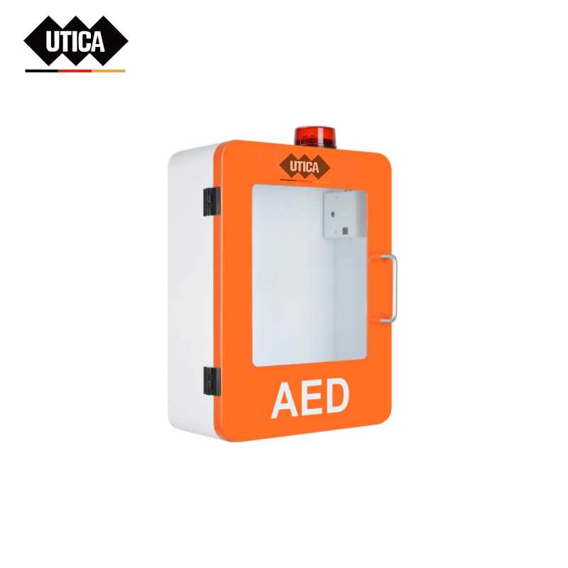 UTICA/优迪佧 UTICA/优迪佧 GE70-400-3957 GD1676  AED壁挂式外箱心脏除颤器报警箱 自动体外除颤器存储柜带报警 GE70-400-3957