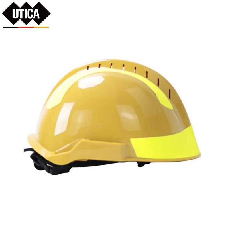 UTICA/优迪佧 UTICA/优迪佧 UT119-100-508 J14688 消防黄色头盔、支架、眼镜 UT119-100-508