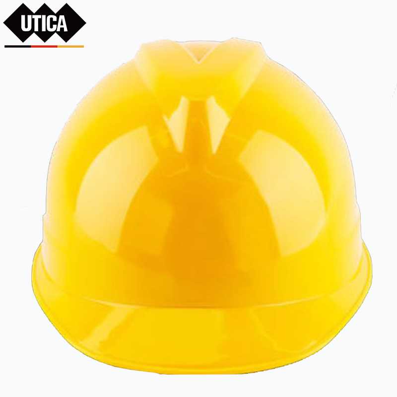 UTICA/优迪佧 UTICA/优迪佧 UT119-100-986 J14868 消防PE-V字黄色传统型安全帽 UT119-100-986