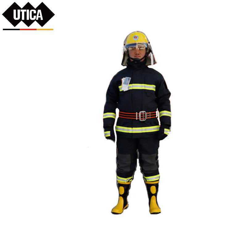 UTICA/优迪佧 UTICA/优迪佧 UT119-100-1061 J14931 14款消防服3C认证六件套(消防上衣、消防裤子、消防手套、消防头盔、消防腰带、02消防靴) UT119-100-1061