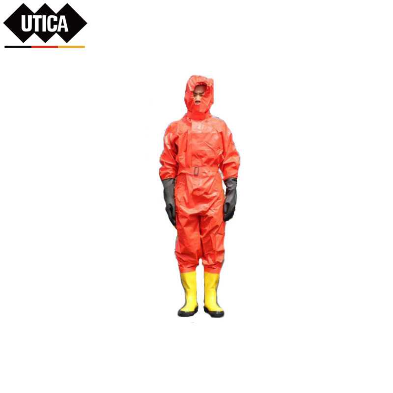UTICA/优迪佧 UTICA/优迪佧 UT119-100-1067 J14937 消防服训练服二级半封闭经型防化服(橘红色)包袋装 UT119-100-1067