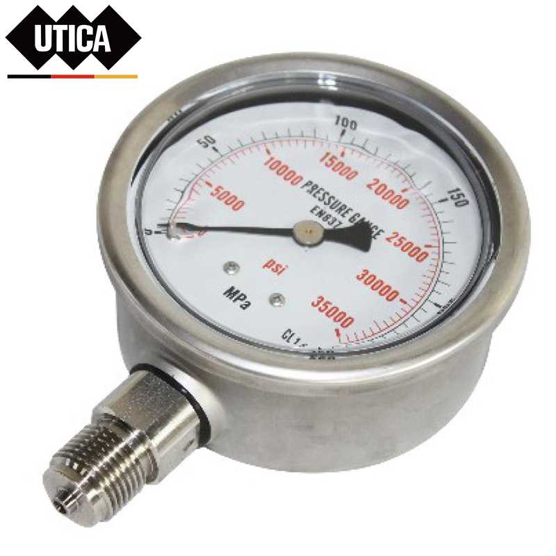 UTICA/优迪佧 UTICA/优迪佧 GE80-503-518 J154472 不锈钢机械压力表 GE80-503-518