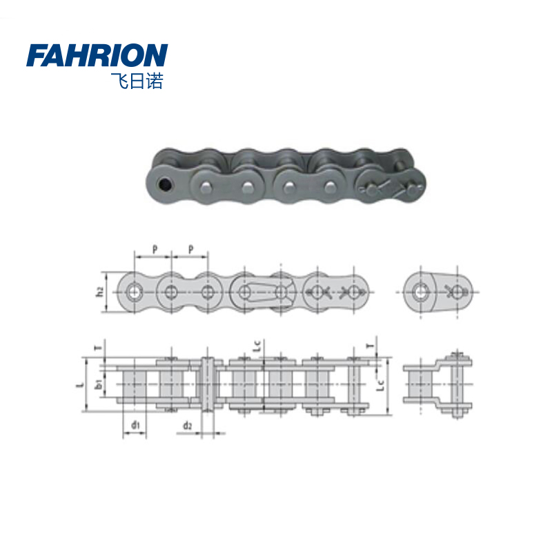 GD99-900-524 FAHRION/飞日诺 GD99-900-524 GD6331 短节距单排滚子链