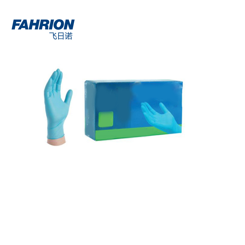 GD99-900-43 FAHRION/飞日诺 GD99-900-43 GD6384 蓝色丁腈手套