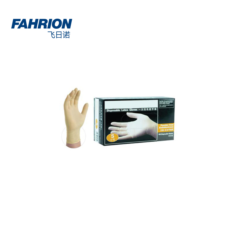 FAHRION/飞日诺 FAHRION/飞日诺 GD99-900-308 GD6425 一次性乳胶无粉手套 GD99-900-308