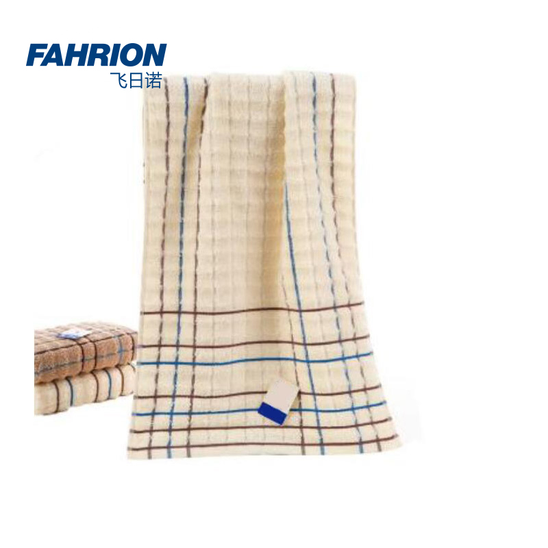 GD99-900-1781 FAHRION/飞日诺 GD99-900-1781 GD7306 纯棉毛巾吸水方格面巾