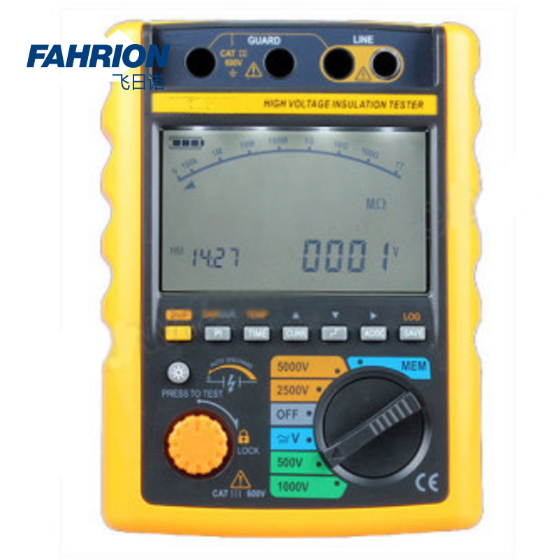GD99-900-3350 FAHRION/飞日诺 GD99-900-3350 GD8578 数字绝缘电阻测试仪高压兆欧表