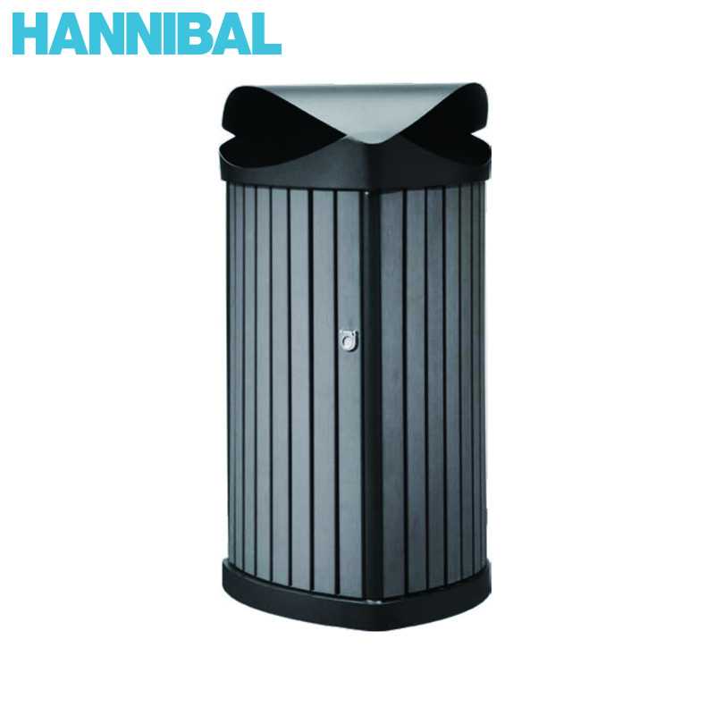 HB330172 HANNIBAL/汉尼巴尔 HB330172 C24588 户外垃圾桶-塑木