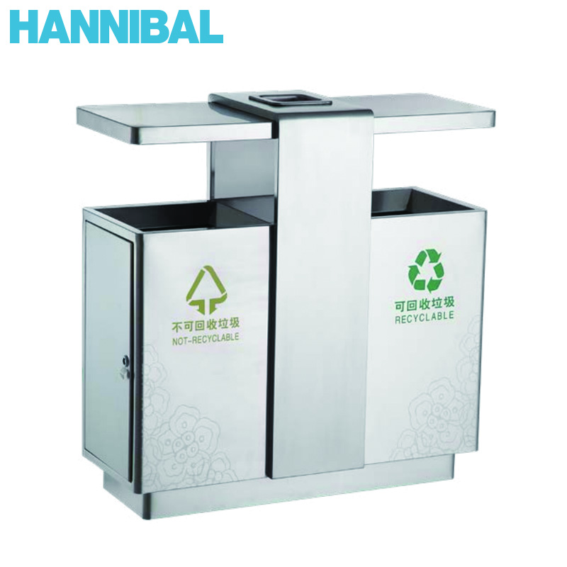 HANNIBAL/汉尼巴尔 HANNIBAL/汉尼巴尔 HB330176 C24592 户外分类垃圾桶 HB330176