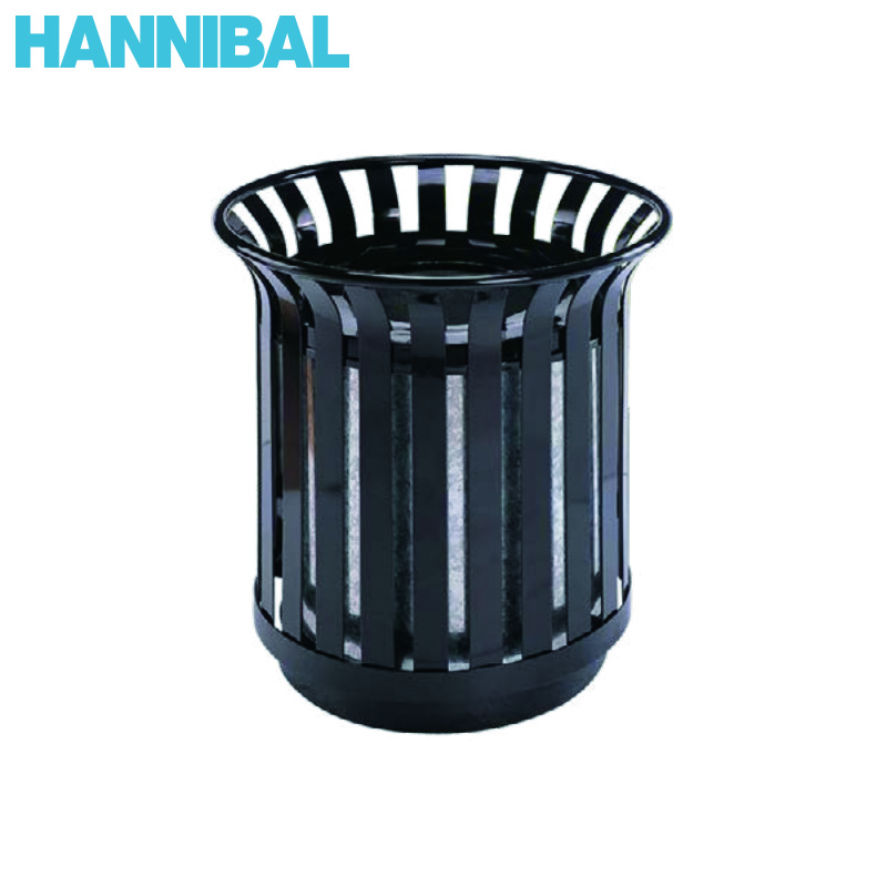 HB330181 HANNIBAL/汉尼巴尔 HB330181 C24597 花篮式垃圾桶-黑色 / 墨绿色