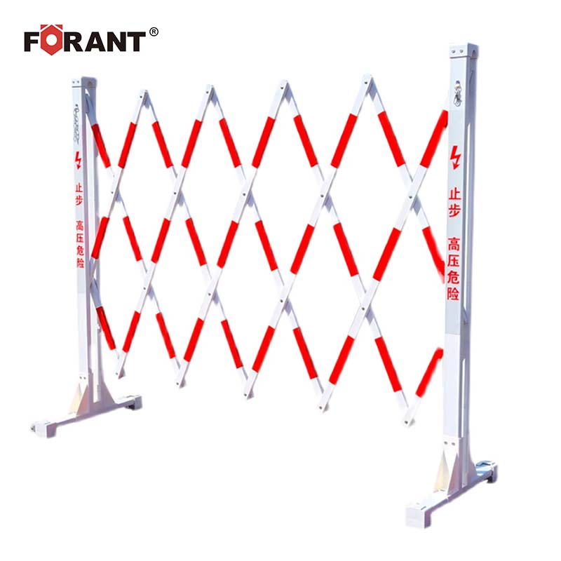 FORANT/泛特 FORANT/泛特 HU1003 HU-100-3 玻璃钢管式伸缩围栏电力施工绝缘硬质折叠可移动道路隔离防护栏杆 HU1003